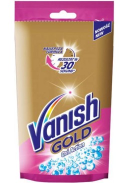 Пятновыводитель жидкий для тканей Vanish Gold Oxi Action для цветного белья, 100 мл (саше)